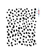 Šablóna vzor Spotty